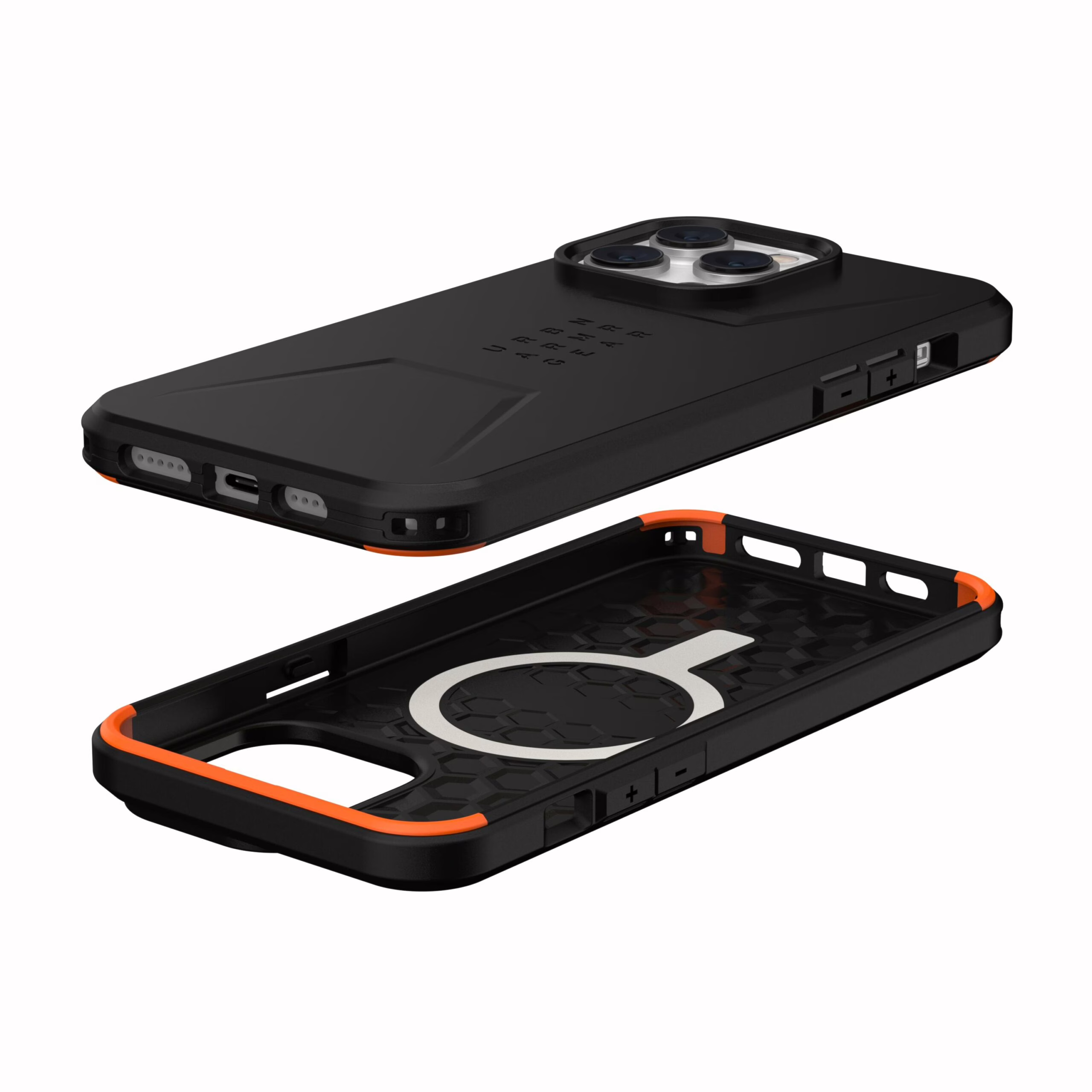 UAG รุ่น Civilian with Magsafe - เคส iPhone 14 Pro Max - สี Black