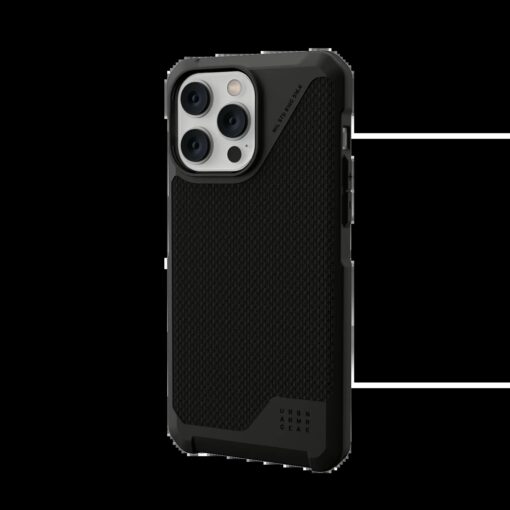 UAG รุ่น Metropolis LT with Magsafe - เคส iPhone 14 Pro Max - สี Kevlar Black - Image 2