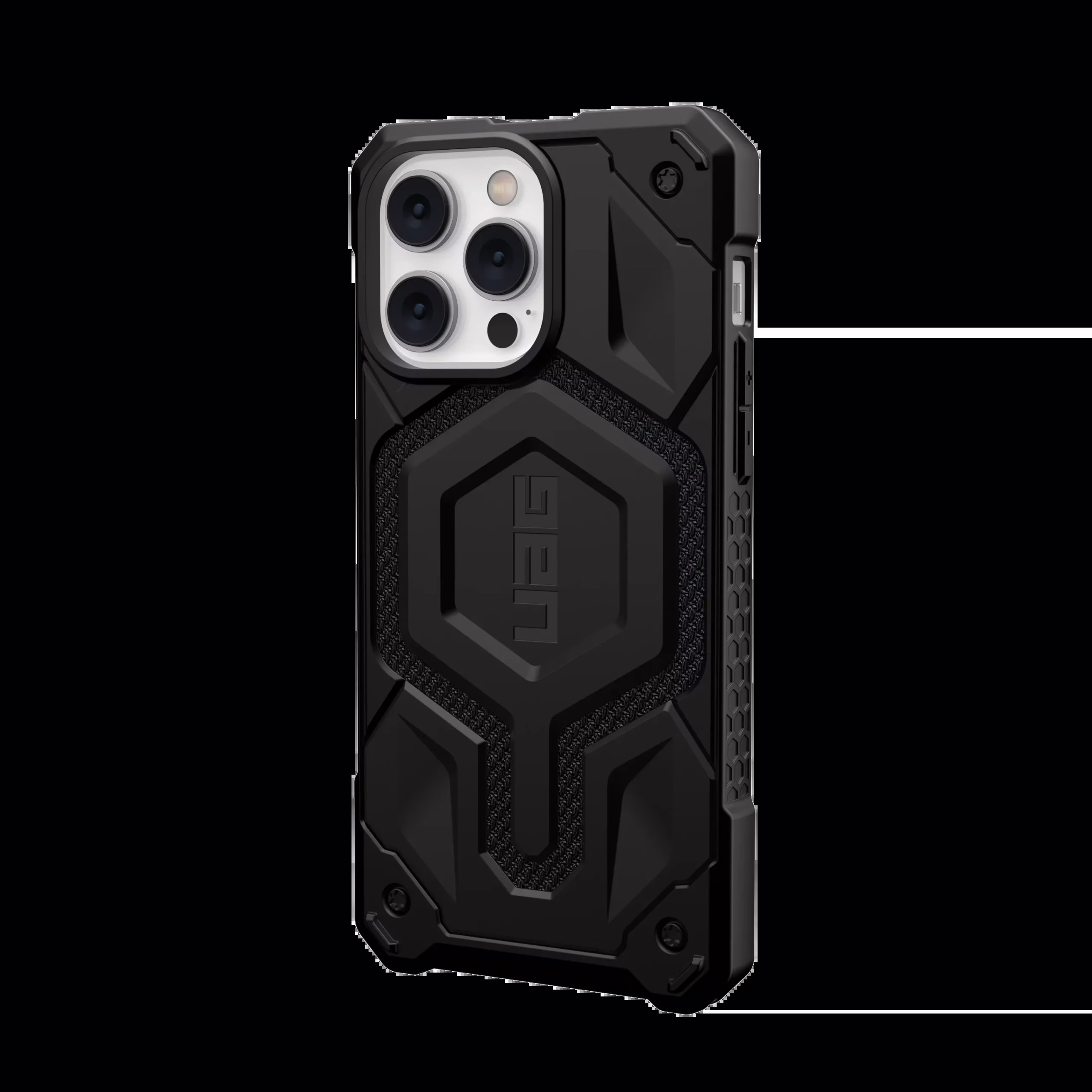 UAG รุ่น Monarch with Magsafe - เคส iPhone 14 Pro Max - สี Kevlar Black