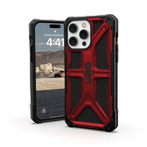 UAG รุ่น Monarch - เคส iPhone 14 Pro Max - สี Crimson - Image 7