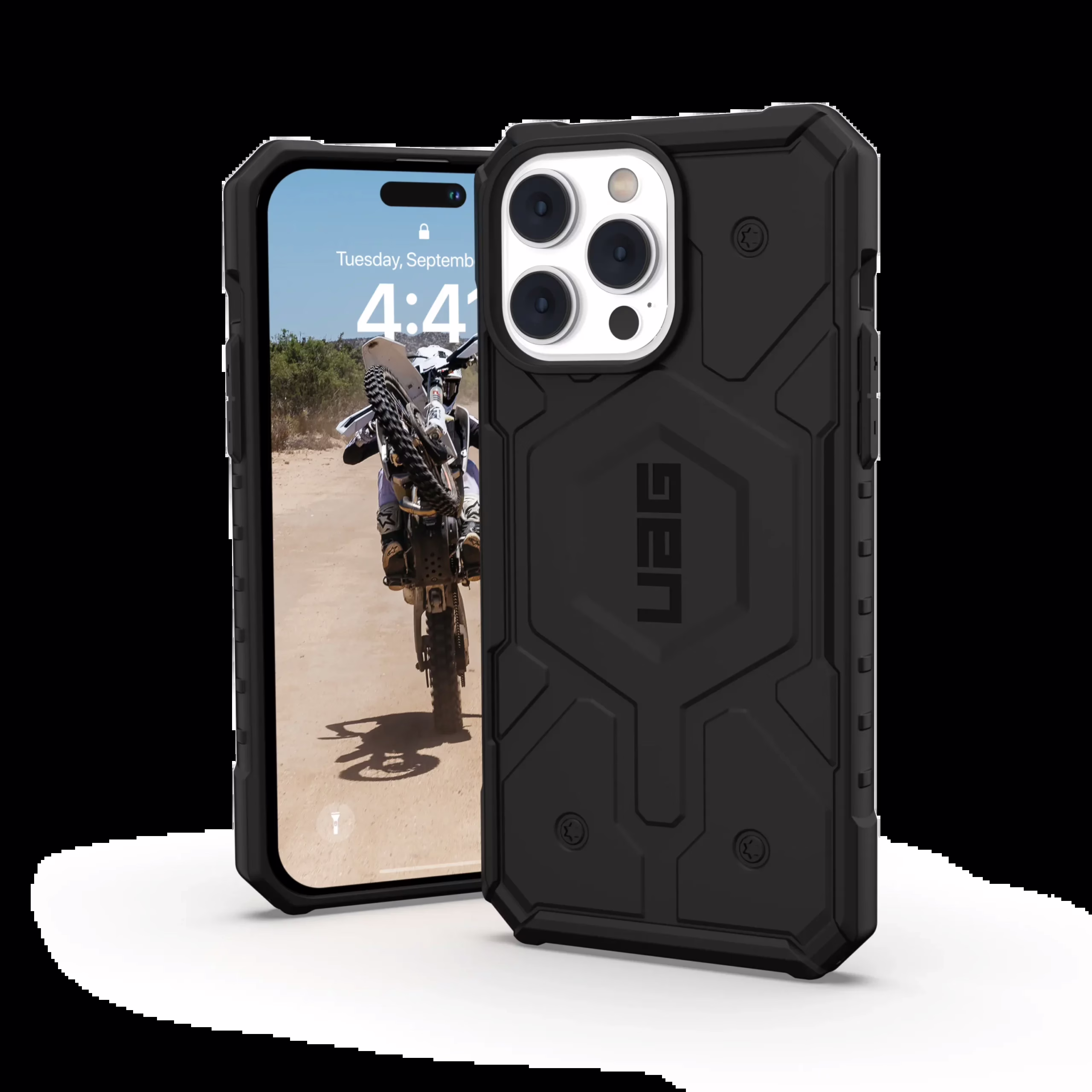 UAG รุ่น Pathfinder with Magsafe - เคส iPhone 14 Pro Max - สี Black