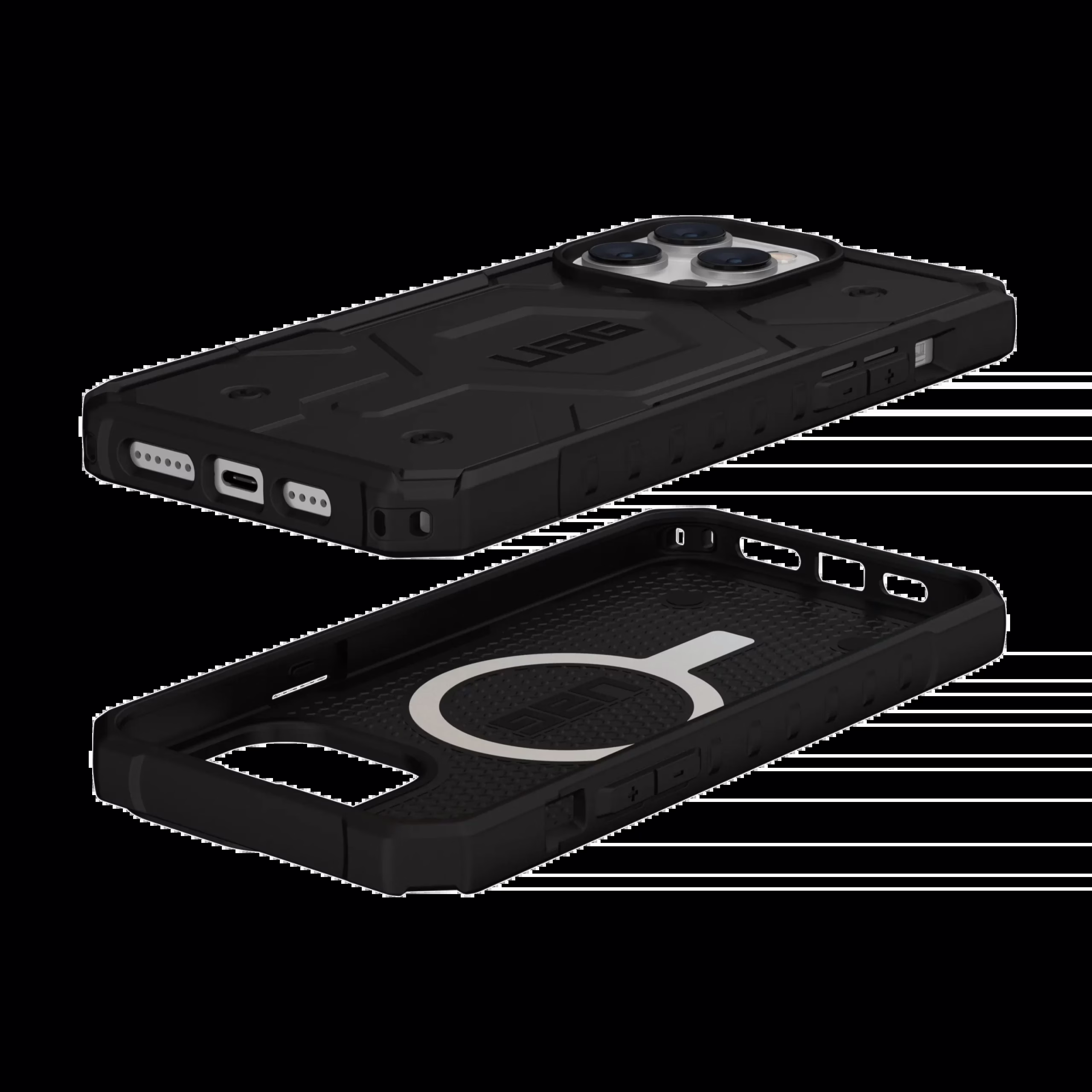 UAG รุ่น Pathfinder with Magsafe - เคส iPhone 14 Pro Max - สี Black