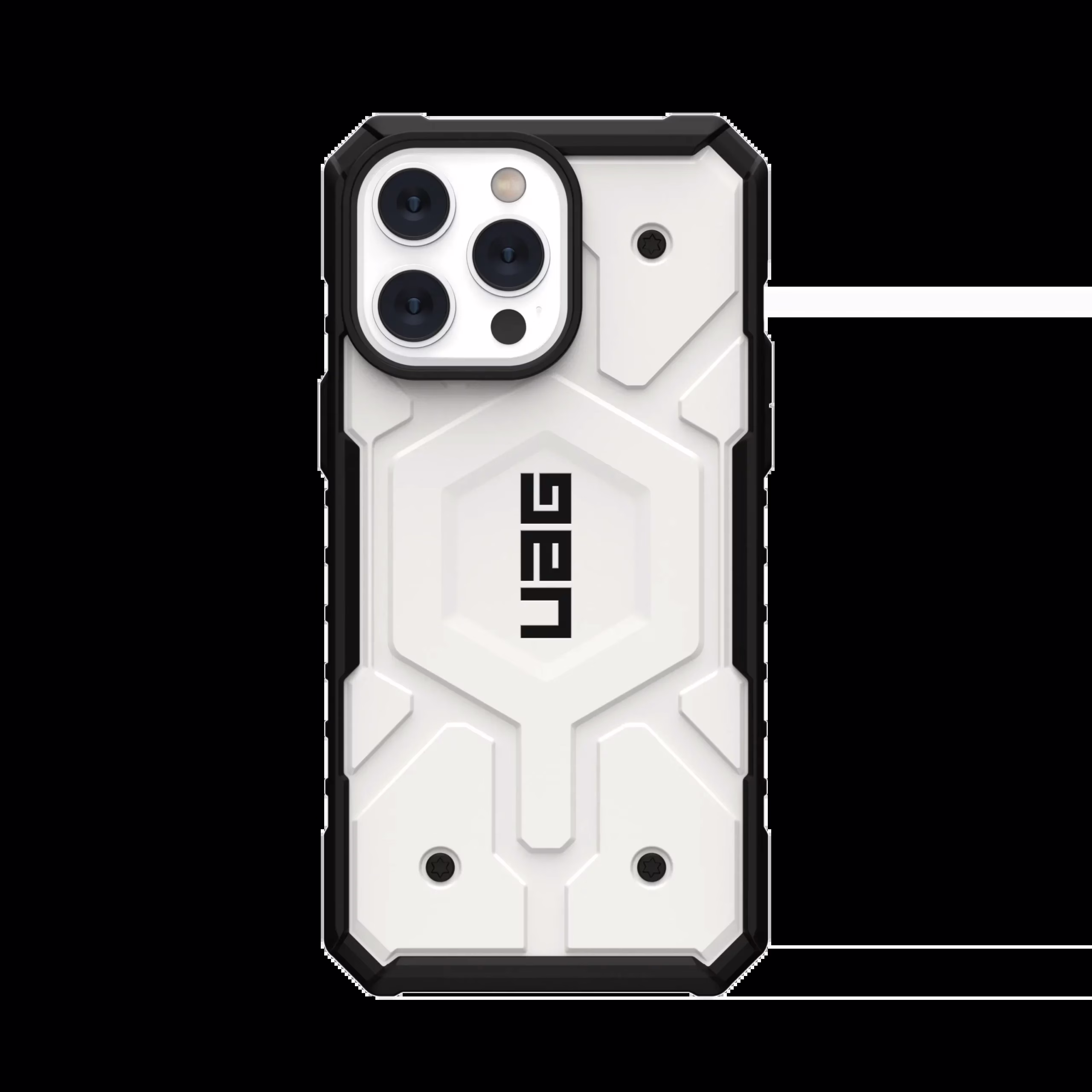 UAG รุ่น Pathfinder with Magsafe - เคส iPhone 14 Pro Max - สี White