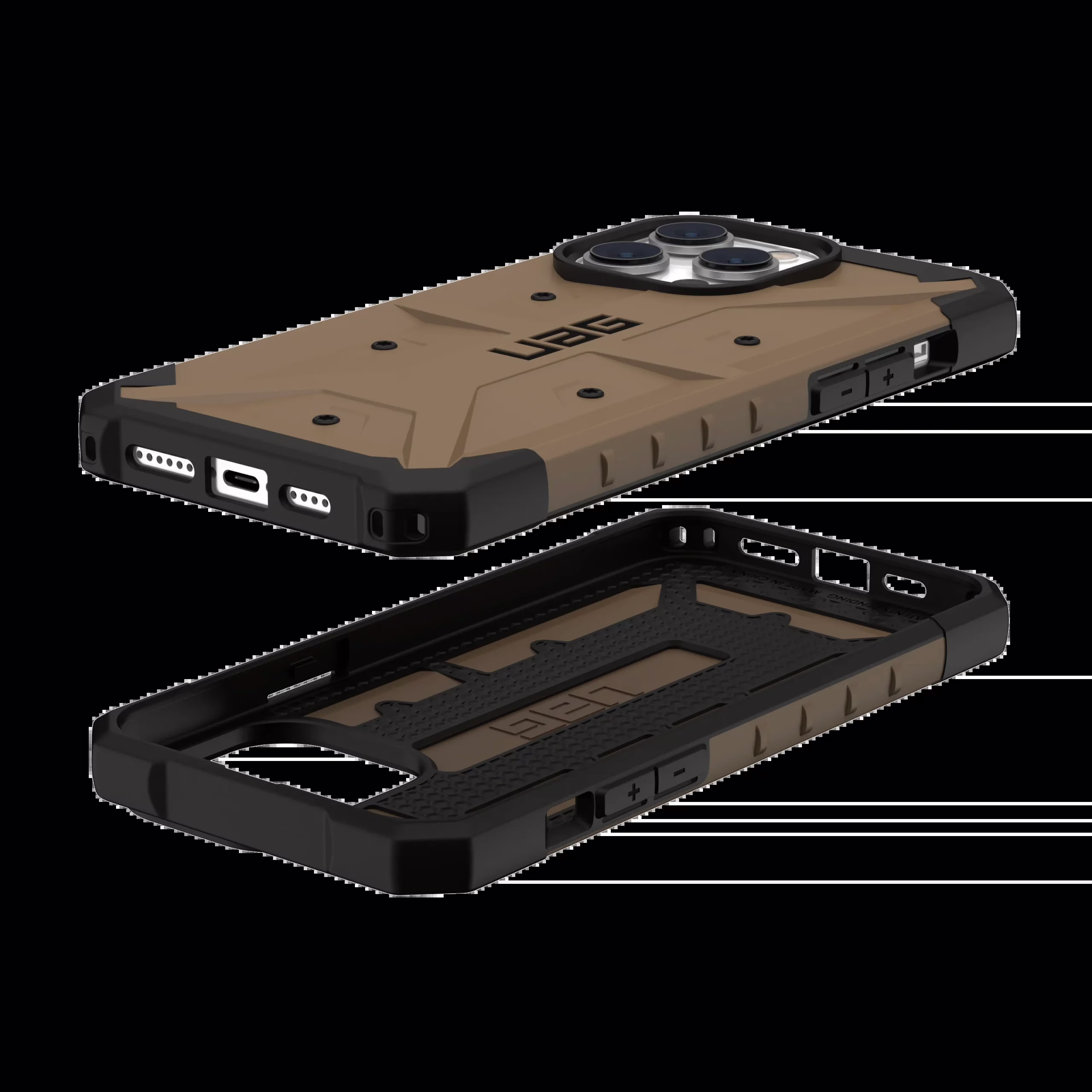 UAG รุ่น Pathfinder - เคส iPhone 14 Pro Max - สี Dark Earth