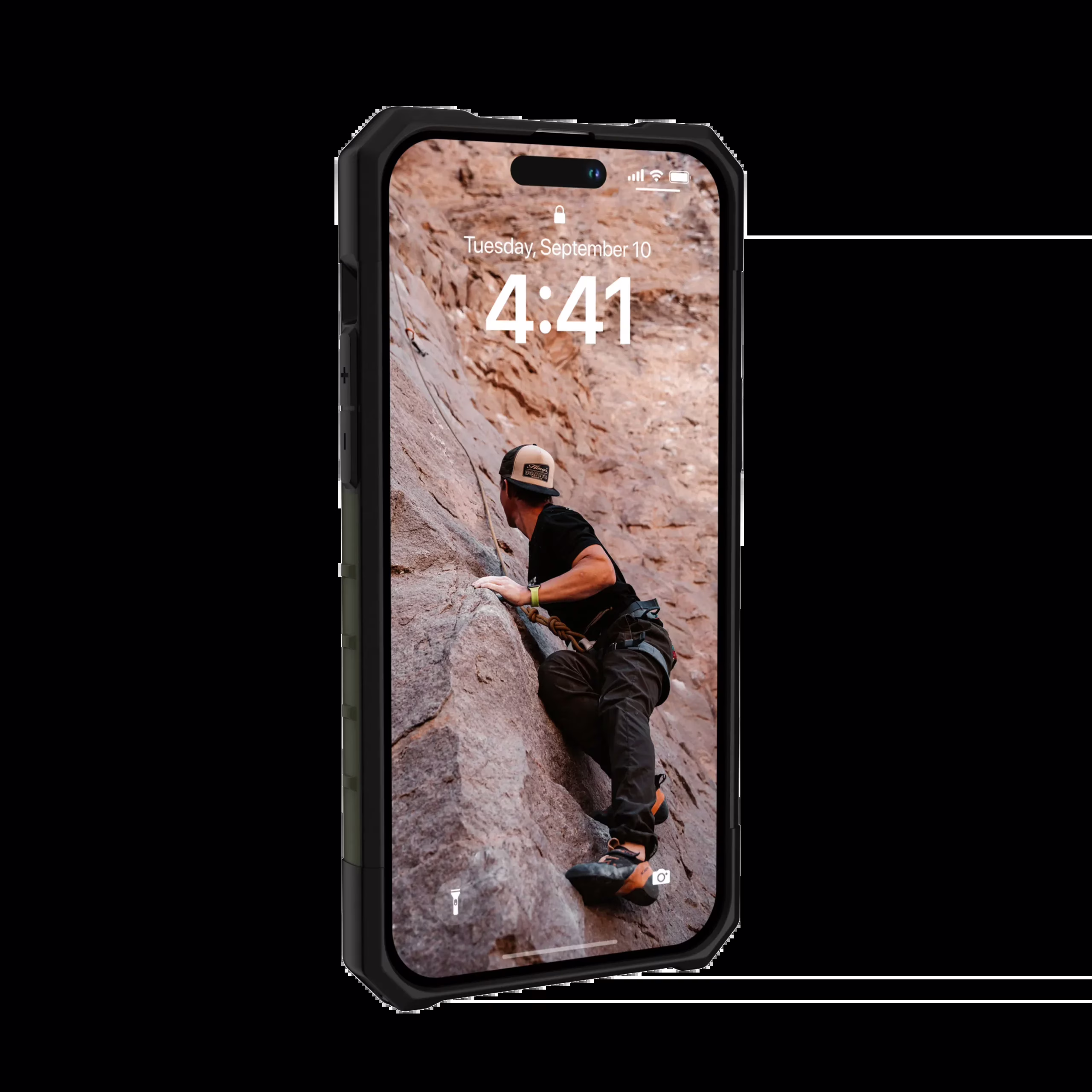 UAG รุ่น Pathfinder - เคส iPhone 14 Pro Max - สี Olive