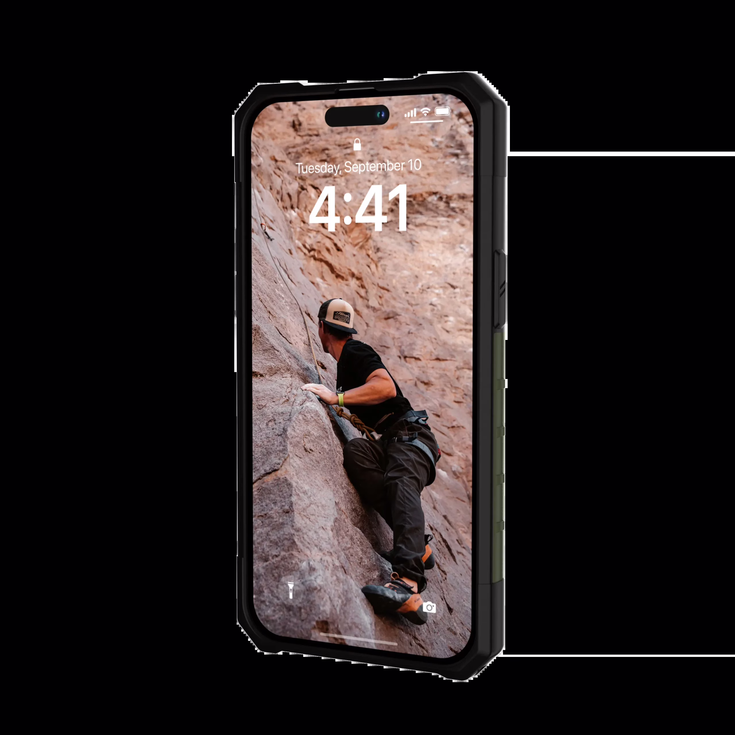 UAG รุ่น Pathfinder - เคส iPhone 14 Pro Max - สี Olive