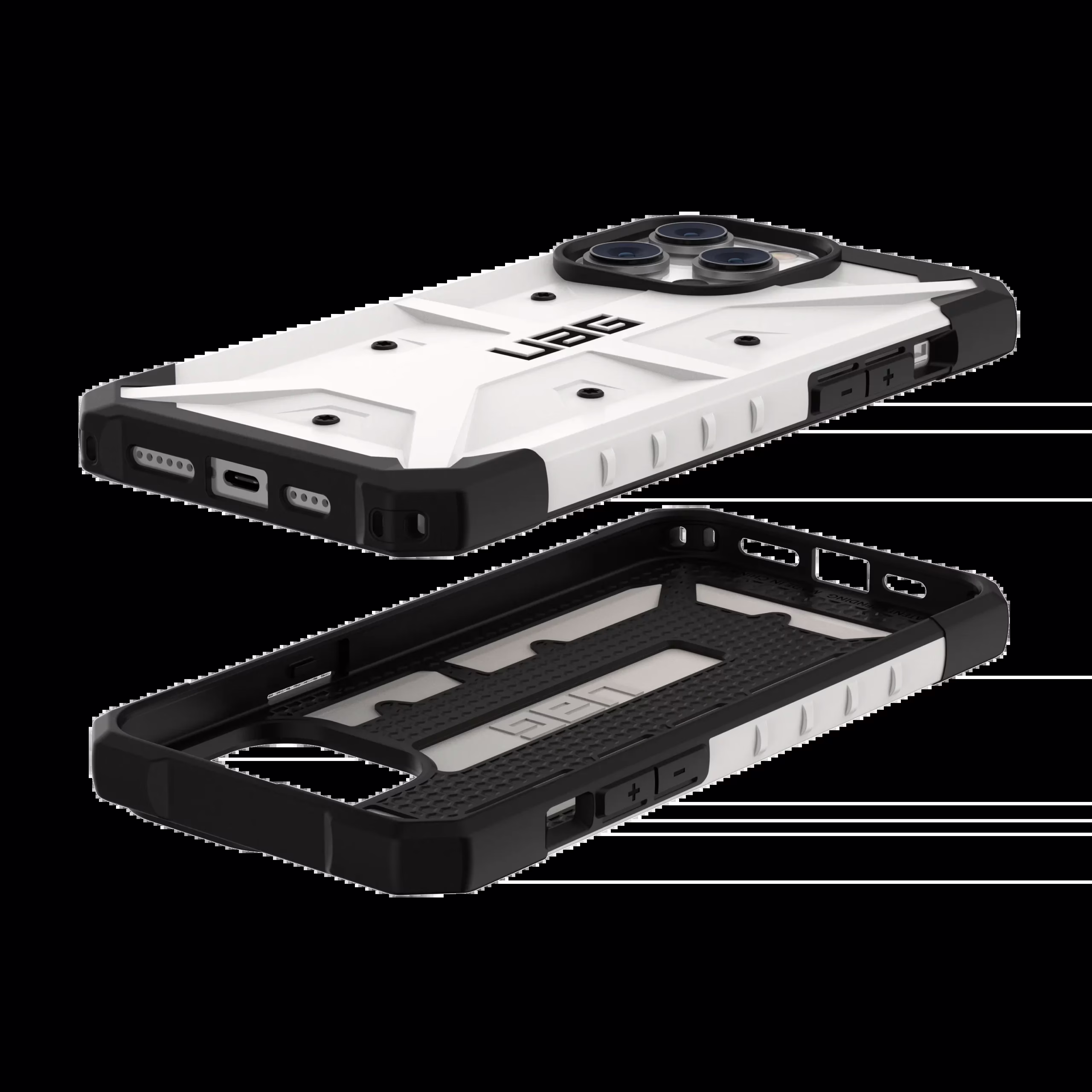 UAG รุ่น Pathfinder - เคส iPhone 14 Pro Max - สี White