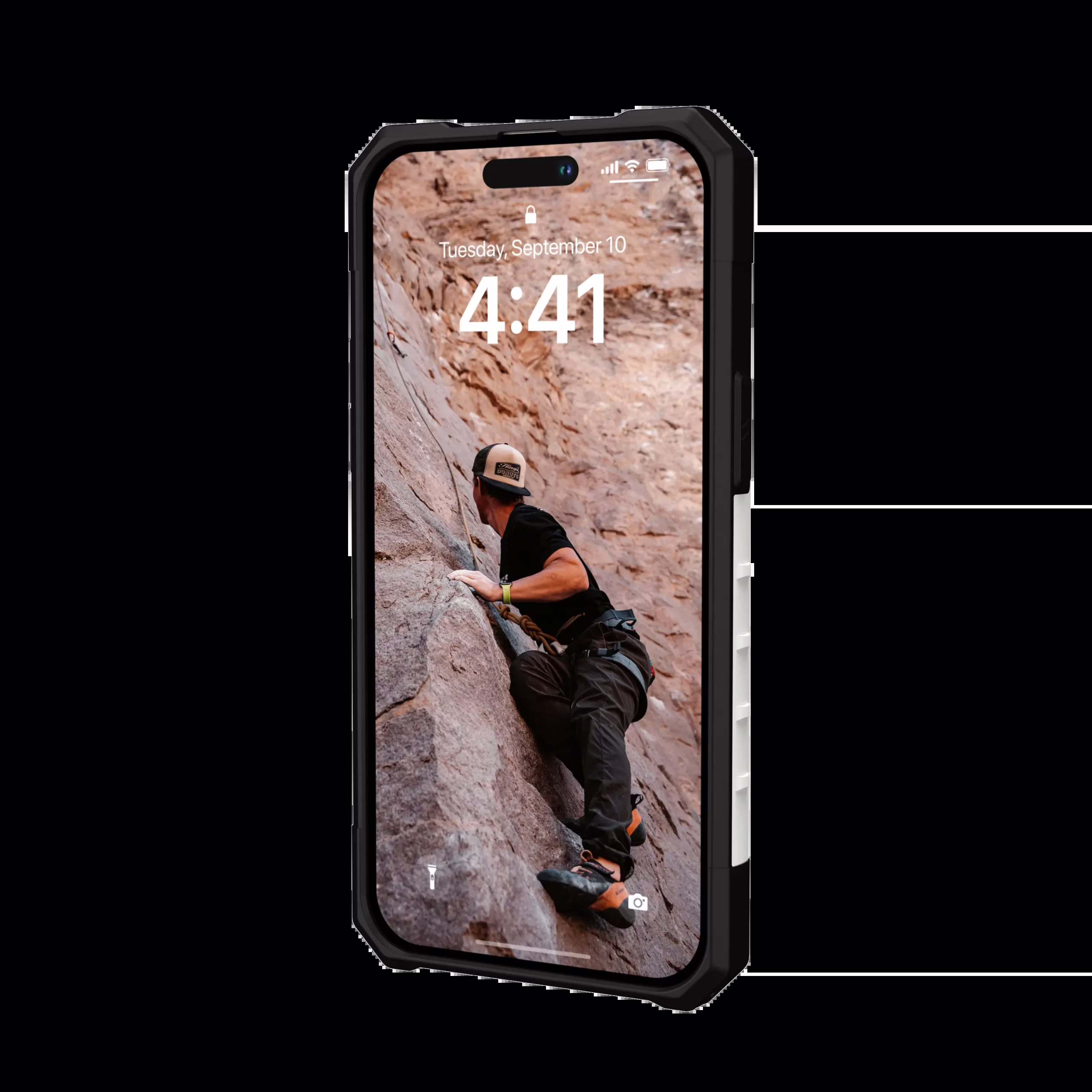 UAG รุ่น Pathfinder - เคส iPhone 14 Pro Max - สี White