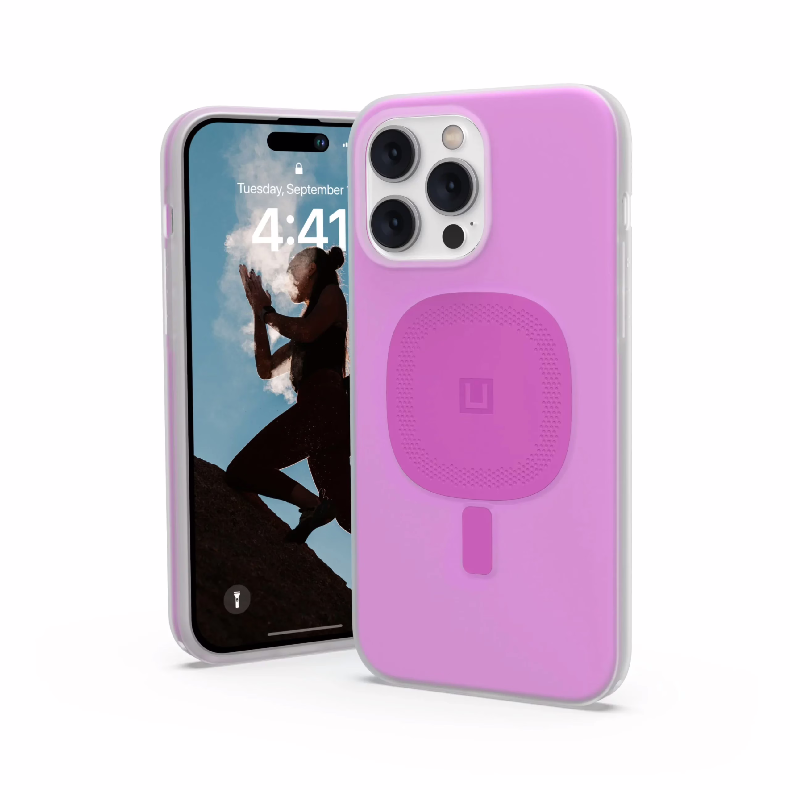 UAG รุ่น Lucent with Magsafe - เคส iPhone 14 Pro Max - สี Orchid