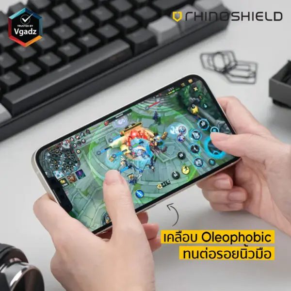 RhinoShield รุ่น 3D Impact Screen Protector - ฟิล์มกระจก iPhone 14 Pro