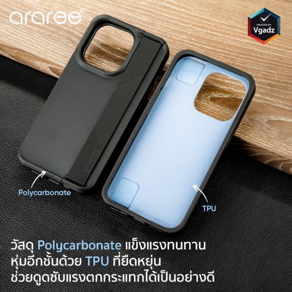 Araree รุ่น Boat - เคส iPhone 14 Pro Max - สี Sky Blue