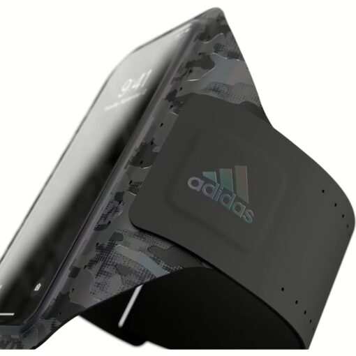 สายรัดแขนใส่โทรศัพท์ Adidas รุ่น Universal Armband Size L 2.0 Reflective - สี Black - Image 2