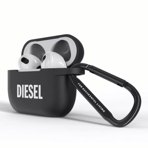 Diesel รุ่น Airpod Case Silicone - เคส Airpods 3 - สี Black/White - Image 4
