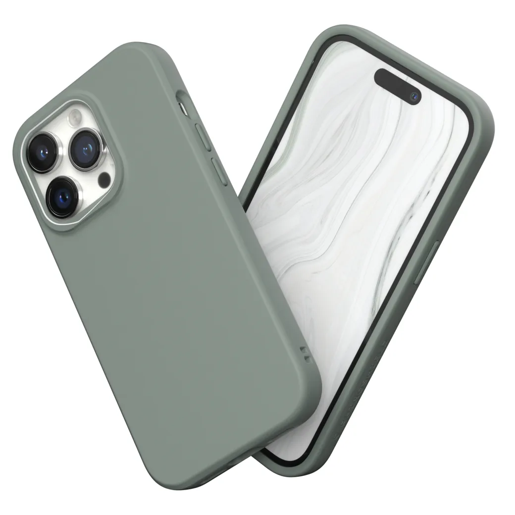 เคส RhinoShield รุ่น SolidSuit - iPhone 14 Pro - สี Sage Green