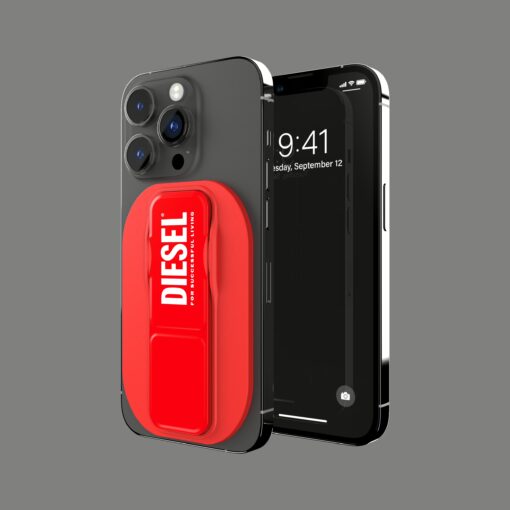 ที่ช่วยตั้งและจับมือถือ Diesel รุ่น Magsafe Universal Grip & Stand - สี Red/White - Image 11
