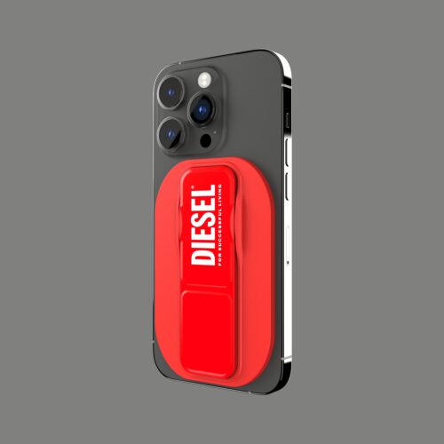 ที่ช่วยตั้งและจับมือถือ Diesel รุ่น Magsafe Universal Grip & Stand - สี Red/White - Image 4