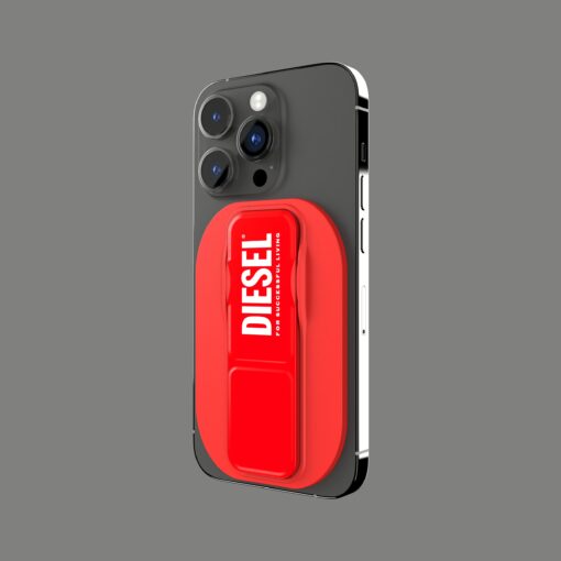 ที่ช่วยตั้งและจับมือถือ Diesel รุ่น Magsafe Universal Grip & Stand - สี Red/White - Image 4