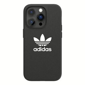 Adidas รุ่น Moulded Case Basic - เคส iPhone 14 Pro - สี Black/White