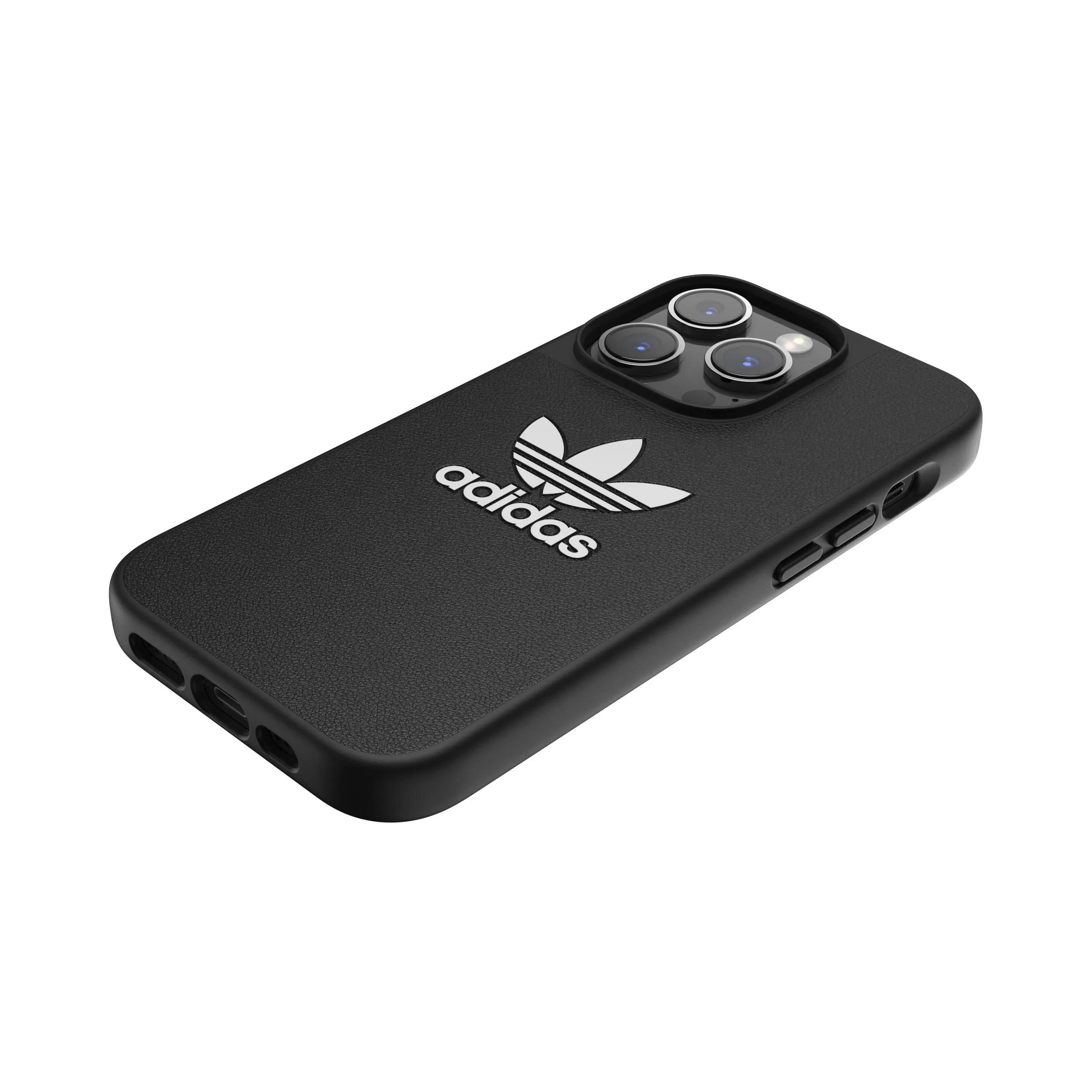 Adidas รุ่น Moulded Case Basic - เคส iPhone 14 Pro - สี Black/White