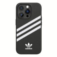 Adidas รุ่น Moulded Case PU - เคส iPhone 14 Pro - สี Black/White