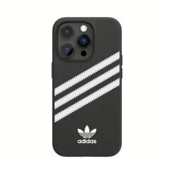 Adidas รุ่น Moulded Case PU - เคส iPhone 14 Pro - สี Black/White