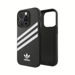 Adidas รุ่น Moulded Case PU - เคส iPhone 14 Pro - สี Black/White