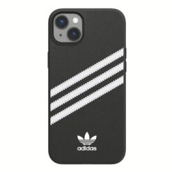 Adidas รุ่น Moulded Case PU - เคส iPhone 14 Plus - สี Black/White