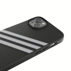 Adidas รุ่น Moulded Case PU - เคส iPhone 14 Plus - สี Black/White