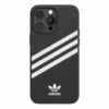 Adidas รุ่น Moulded Case PU - เคส iPhone 14 Pro Max - สี Black/White