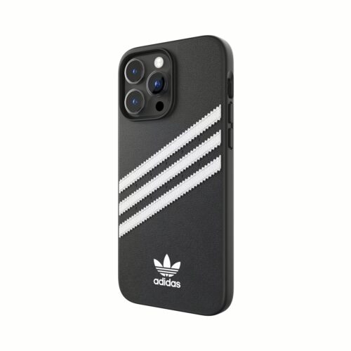 Adidas รุ่น Moulded Case PU - เคส iPhone 14 Pro Max - สี Black/White - Image 8