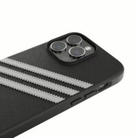 Adidas รุ่น Moulded Case PU - เคส iPhone 14 Pro Max - สี Black/White