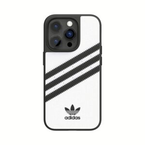 Adidas รุ่น Moulded Case PU - เคส iPhone 14 Pro - สี White/Black 12 Adidas รุ่น Moulded Case PU - เคส iPhone 14 Pro - สี White/Black