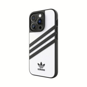 Adidas รุ่น Moulded Case PU - เคส iPhone 14 Pro - สี White/Black 13 Adidas รุ่น Moulded Case PU - เคส iPhone 14 Pro - สี White/Black