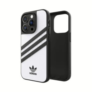 Adidas รุ่น Moulded Case PU - เคส iPhone 14 Pro - สี White/Black 17 Adidas รุ่น Moulded Case PU - เคส iPhone 14 Pro - สี White/Black