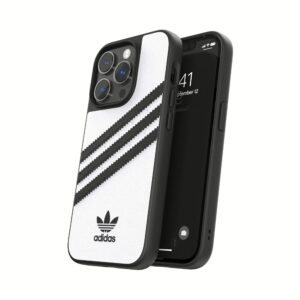 Adidas รุ่น Moulded Case PU - เคส iPhone 14 Pro - สี White/Black 18 Adidas รุ่น Moulded Case PU - เคส iPhone 14 Pro - สี White/Black