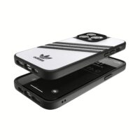 Adidas รุ่น Moulded Case PU - เคส iPhone 14 Pro Max - สี White/Black