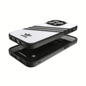 Adidas รุ่น Moulded Case PU - เคส iPhone 14 Pro Max - สี White/Black 16 Adidas รุ่น Moulded Case PU - เคส iPhone 14 Pro Max - สี White/Black