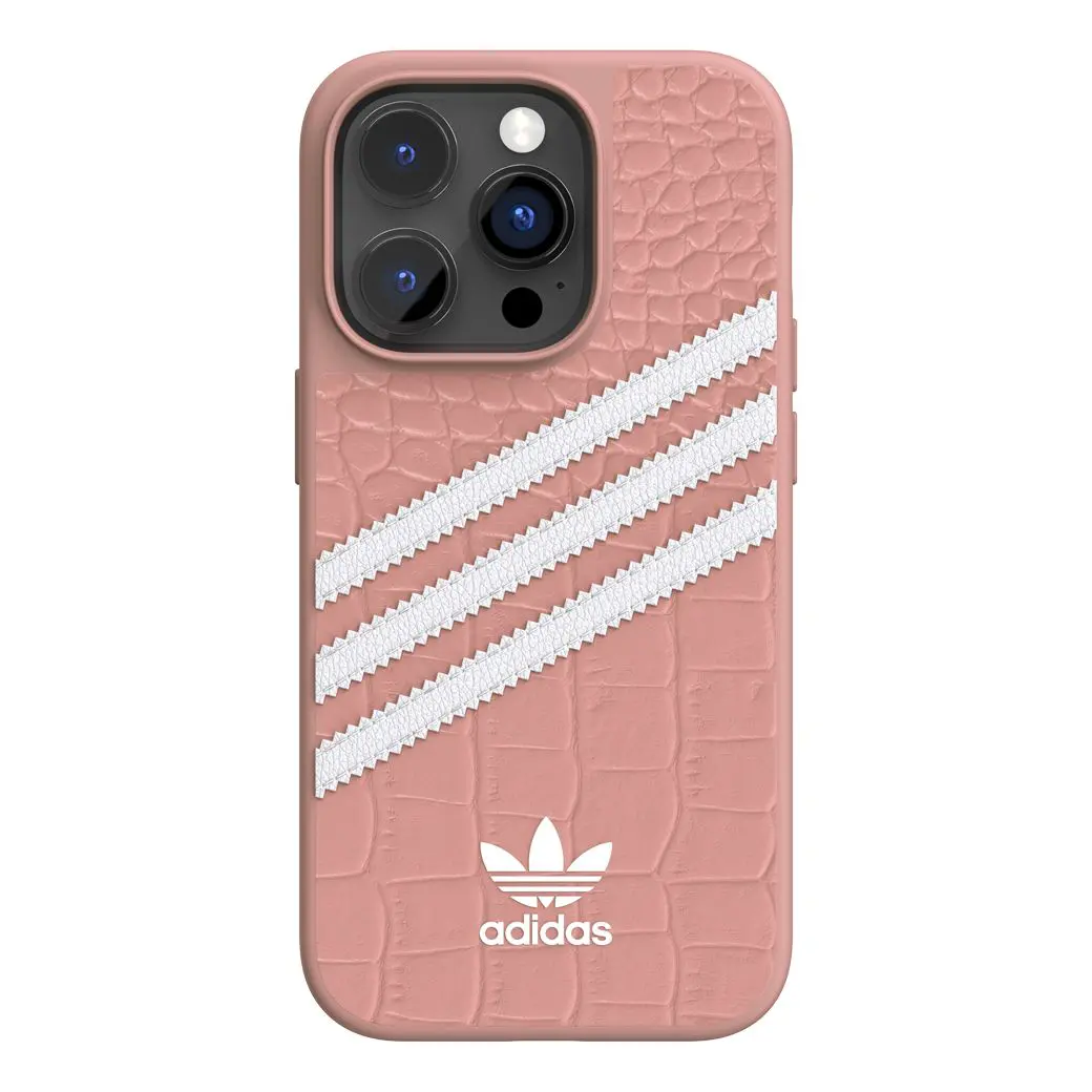 Adidas รุ่น Samba Alligator - เคส iPhone 14 Pro - สี Wonder Mauve/White