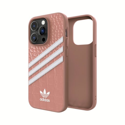 Adidas รุ่น Samba Alligator - เคส iPhone 14 Pro - สี Wonder Mauve/White - Image 9