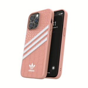 Adidas รุ่น Samba Alligator - เคส iPhone 14 Pro Max - สี Wonder Mauve/White