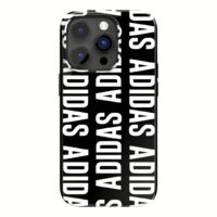 Adidas รุ่น Snap Case Logo - เคส iPhone 14 Pro - สี Black/White
