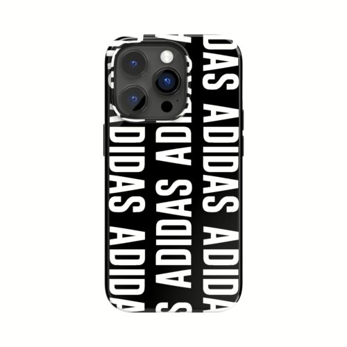 Adidas รุ่น Snap Case Logo - เคส iPhone 14 Pro - สี Black/White - Image 3