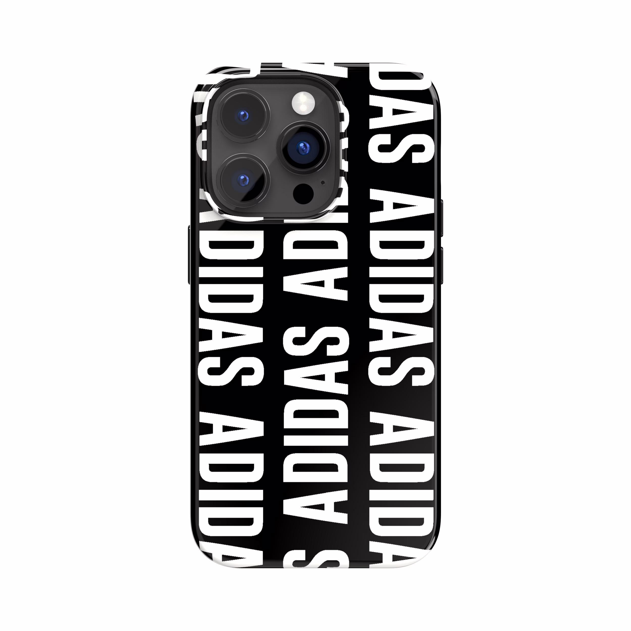 Adidas รุ่น Snap Case Logo - เคส iPhone 14 Pro - สี Black/White