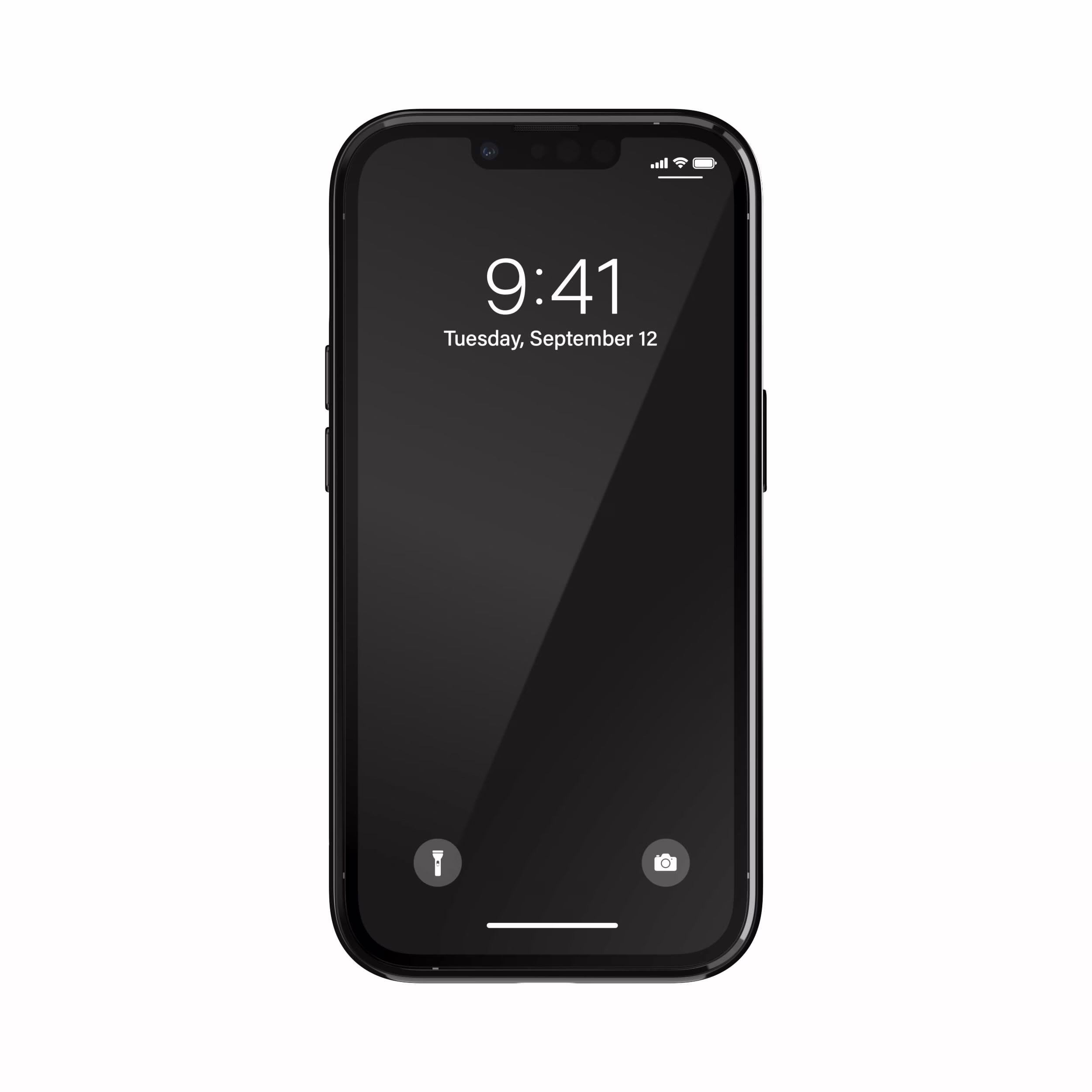 Adidas รุ่น Snap Case Logo - เคส iPhone 14 Pro - สี Black/White
