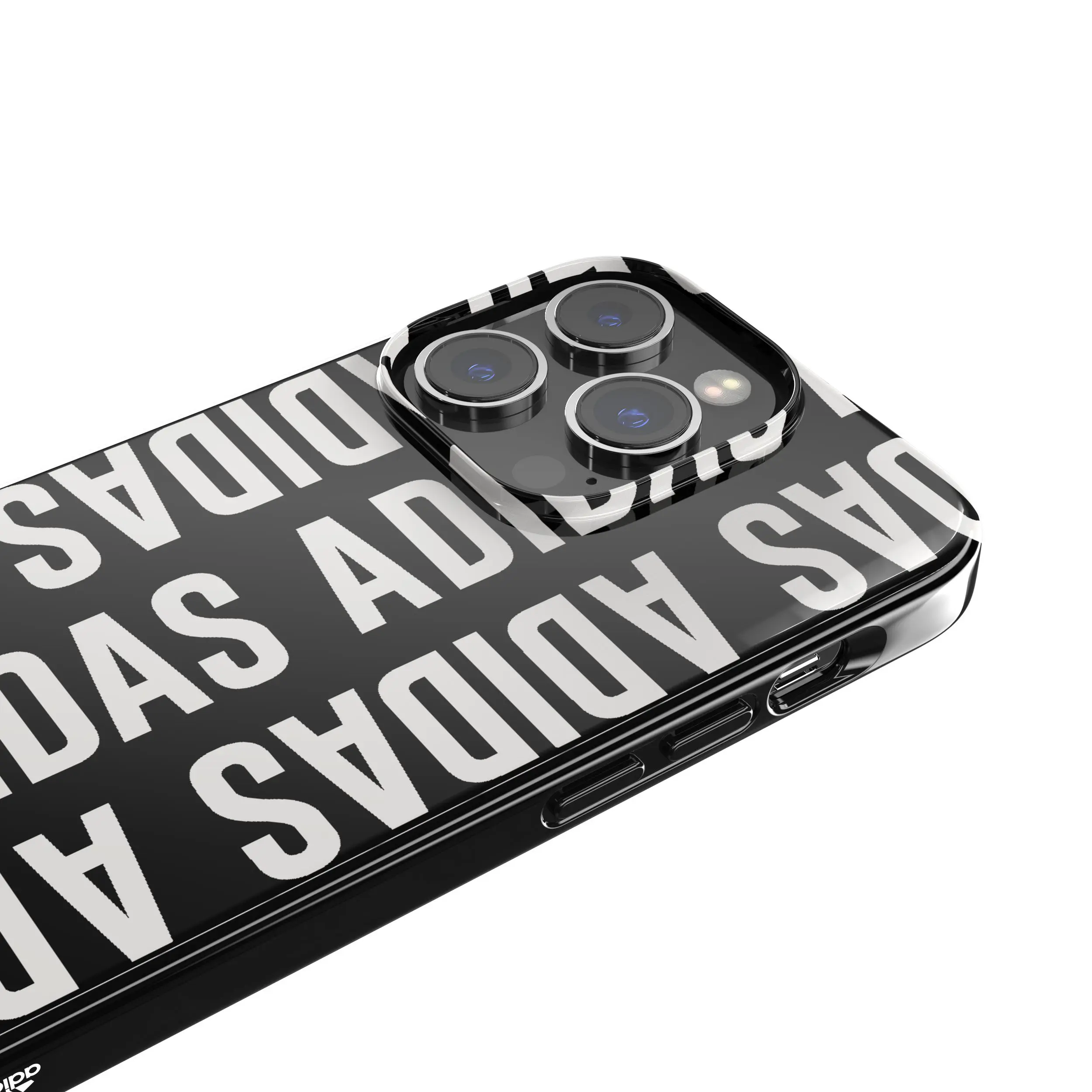 Adidas รุ่น Snap Case Logo - เคส iPhone 14 Pro - สี Black/White