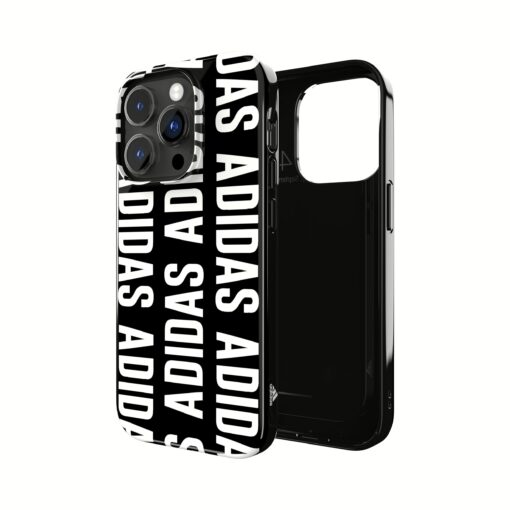 Adidas รุ่น Snap Case Logo - เคส iPhone 14 Pro - สี Black/White - Image 8