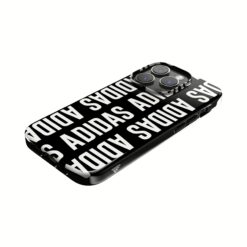Adidas รุ่น Snap Case Logo - เคส iPhone 14 Pro - สี Black/White