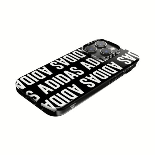 Adidas รุ่น Snap Case Logo - เคส iPhone 14 Pro - สี Black/White - Image 9