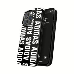 Adidas รุ่น Snap Case Logo - เคส iPhone 14 Pro - สี Black/White