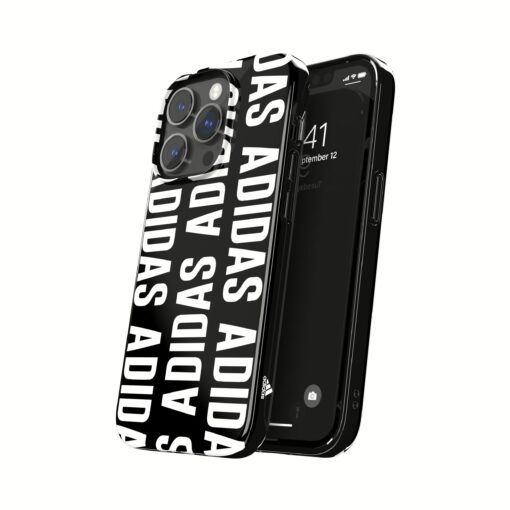 Adidas รุ่น Snap Case Logo - เคส iPhone 14 Pro - สี Black/White - Image 10